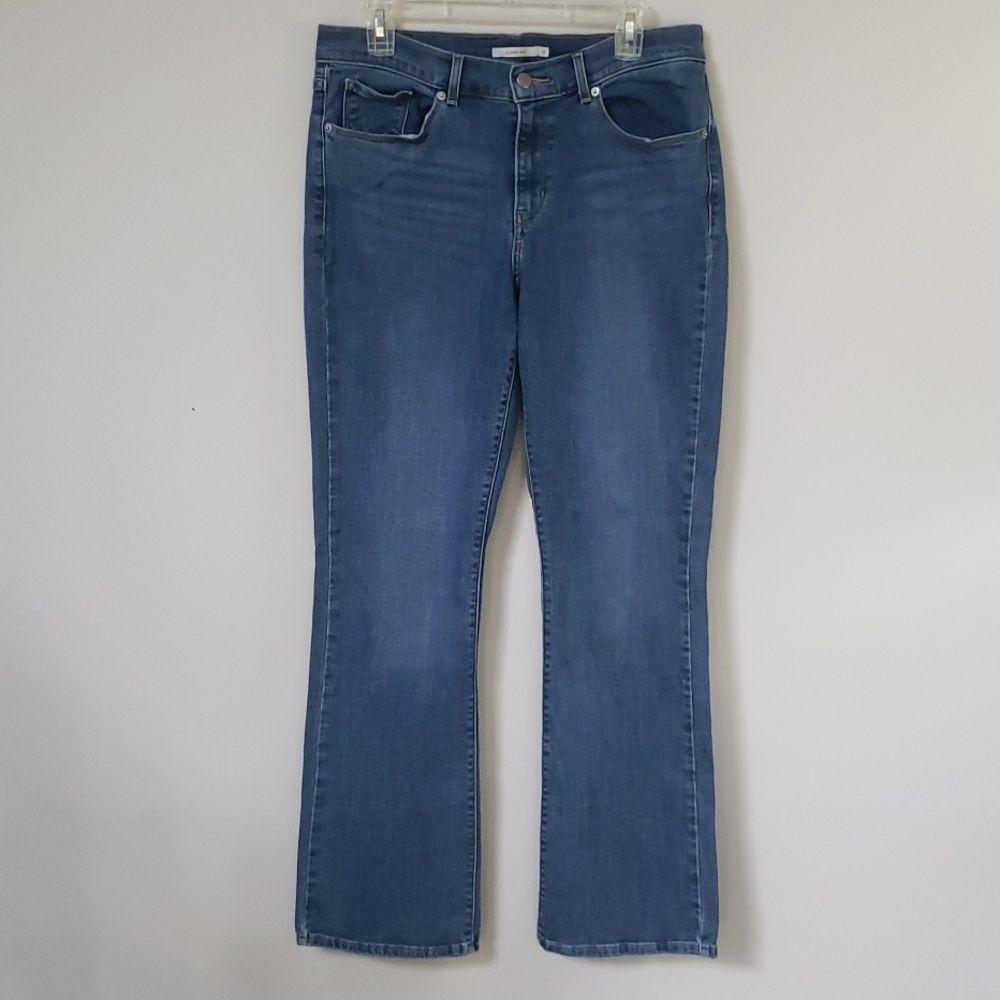 Levi's Jeans Classic Boot Womens 12 Medium Wash Mid Rise Stretch Denim Western